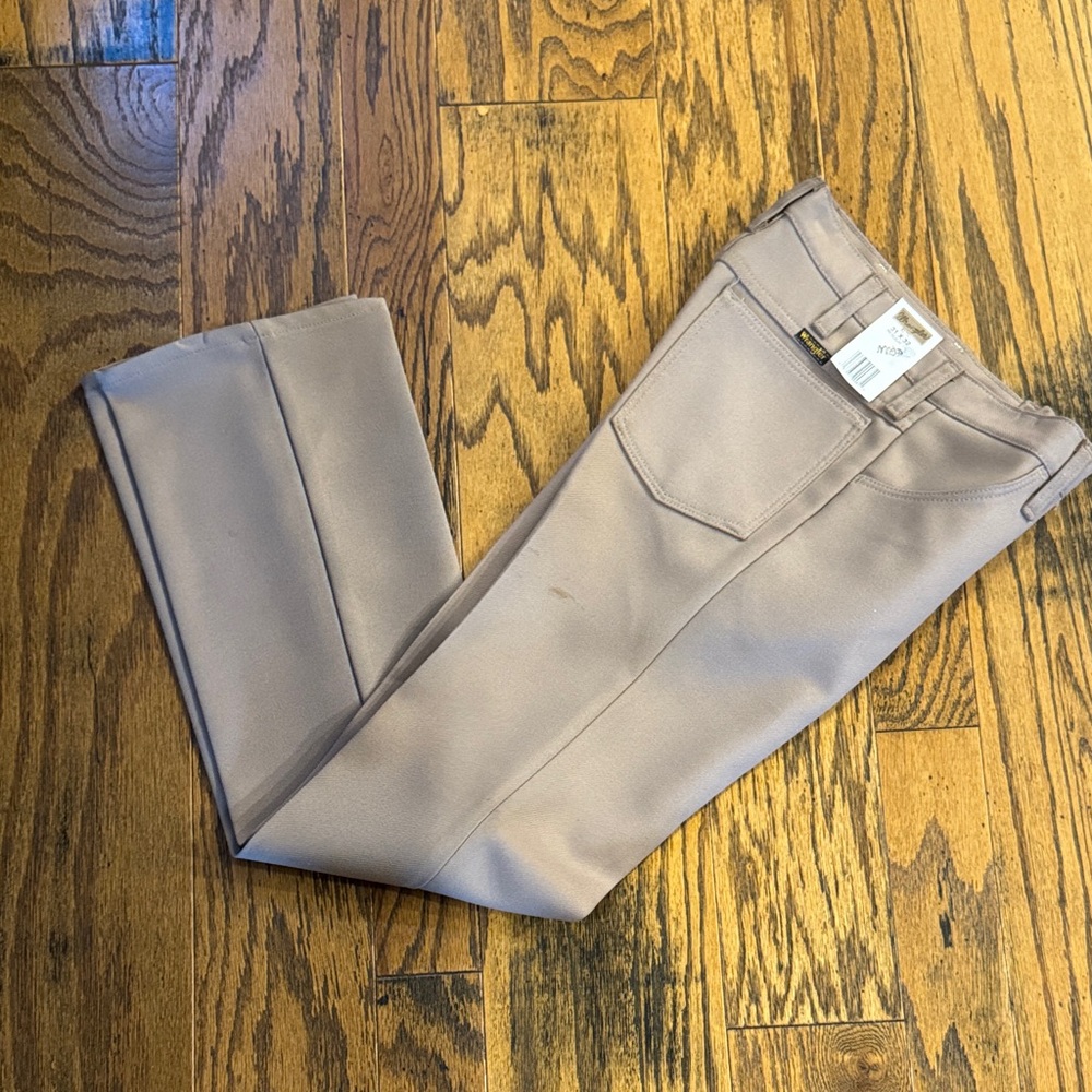 Wrangler Men's Khaki Wrancher dress pants 82tn 31x32